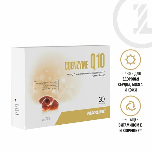   Q10 +   Maxler Coenzyme Q10 (with BioPerine) 30 .   -     , -, 