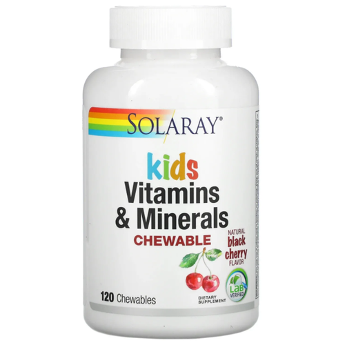   Solaray Kids Vitamins & Minerals Chewable (   ) 120   (Solaray)   -     , -, 