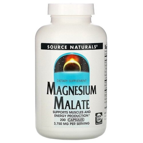  Source Naturals Magnesium Malate 200  (Source Naturals),   3557 