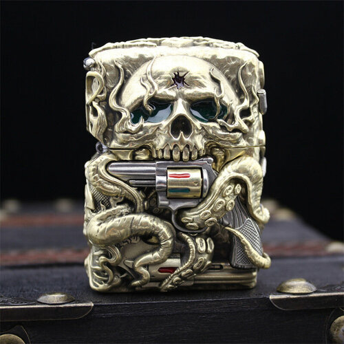���� Zippo Skull Gold, ������ �� 10999 ���