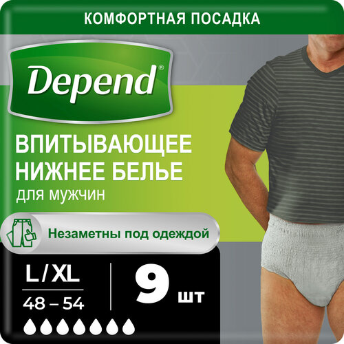 ���� ����������� ������ ����� Depend ��� ������ L/XL (48-54), 9 ��., 1 ��,, ������ �� 827 ���