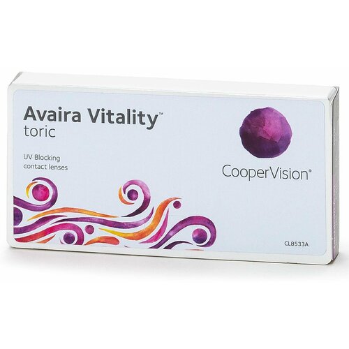 ���� ���������� ����� CooperVision Avaira Vitality toric., R 8,5, D +0,25,�CYL:�-1,75,�A�:�180, ����������, 1 ��., ������ �� 2390 ���