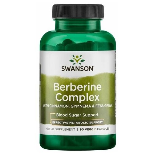  Swanson Berberine Complex with Cinnamon, Gymnema & Fenugreek (   ,   ) 90    -     , -, 