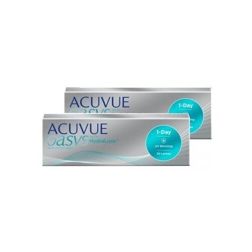 ���� ���������� ����� ACUVUE OASYS 1-Day with HydraLuxe, 30 ��., R 8,5, D -1,25, 2 ��., ������ �� 7300 ���