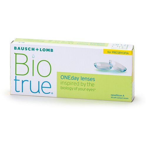 ���� ���������� ����� Bausch & Lomb Biotrue Oneday for presbyopia, 30 ��., R 8,6, D +5,25, ADD: �������, ������ �� 2773 ���
