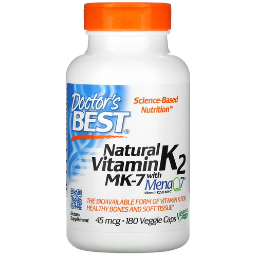  Natural Vitamin K2 MK-7  MenaQ7 . ., 45 , 200 , 180 .   -     , -, 