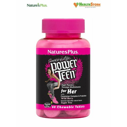  NaturesPlus Source of Life Power Teen For Her 60   ( )    ,        -     , -, 