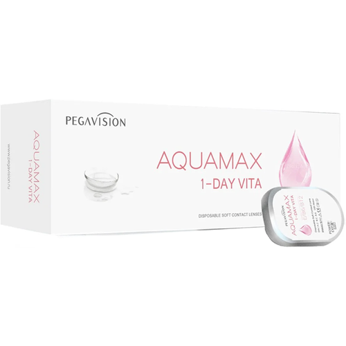 ���� ���������� ����� Pegavision Aquamax 1 Day Vita, 30 ��., R 8,6, D -1, ����������, 1 ��., ������ �� 1660 ���
