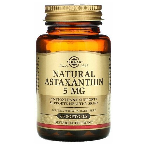 ���� Solgar, ����������� �����������, 5 ��, 60 ������ ����������� ������, ������ �� 2973 ���