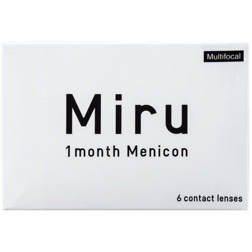    Menicon Miru 1month Multifocal, 6 ., R 8,6, D +4, ADD: , , 1 .   -     , -, 