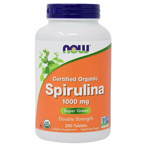   NOW Sertified organic Spirulina, 380 , 1000 , 240 .   -     , -, 