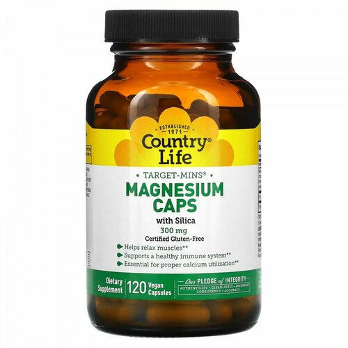  Country Life Magnesium Caps (  ) 300  120 .    -     , -, 