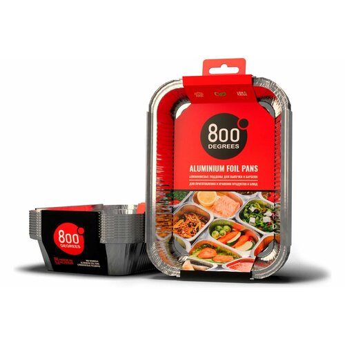    800 Degrees Foil Pans M-size, 10 .,   790 