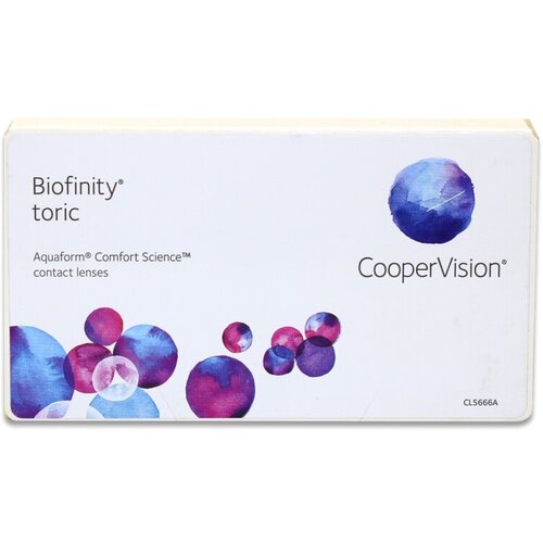    CooperVision Biofinity Toric., 3 ., R 8,7, D +2,5,CYL:-1,75,A:90, , 1 .,   2490 