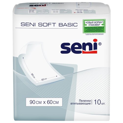 ���� ������� ����������� ����������� ����������� Seni Soft Basic 90 x 60 ��, 10 ��., ������ �� 392 ���