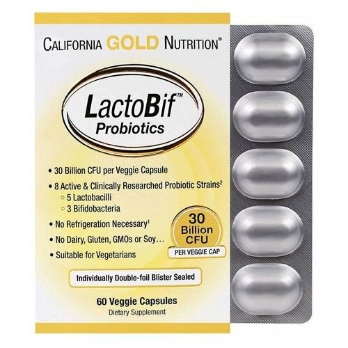  California Gold Nutrition LactoBif ., 30  , 130 , 60 ., , 1 .   -     , -, 