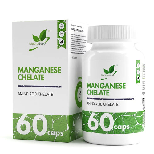 ���� Manganese Chelate, ����., 5 ��, 60 ��., ������ �� 393 ���