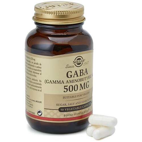 ���� Solgar GABA 500 mg Vegetable Capsules, 50 ����., ������ �� 3854 ���