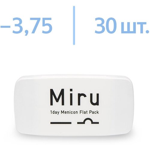 ���� ���������� ����� Menicon Miru 1 day Flat Pack, 30 ��., R 8,6, D -3,75, 1 ��., ������ �� 2640 ���