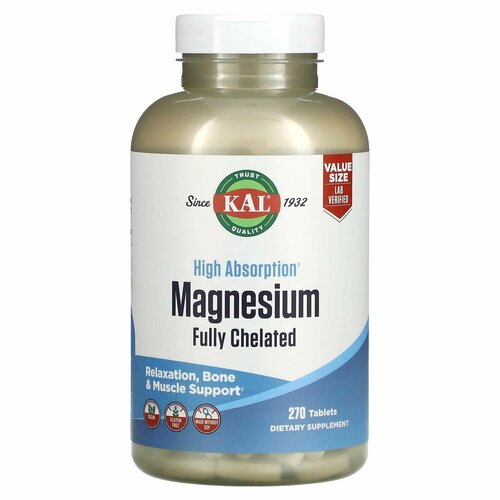  KAL  ,   , Magnesium fully chelated 270    -     , -, 