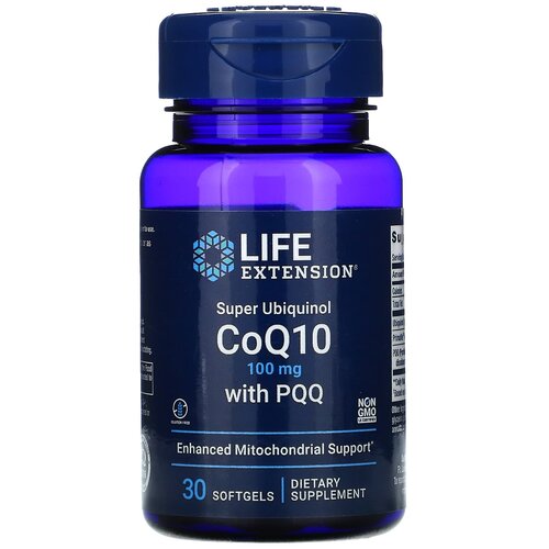 ���� ������� Life Extension Super Ubiquinol CoQ10 with PQQ, 50 �, 100 ��, 30 ��., ������ �� 6890 ���