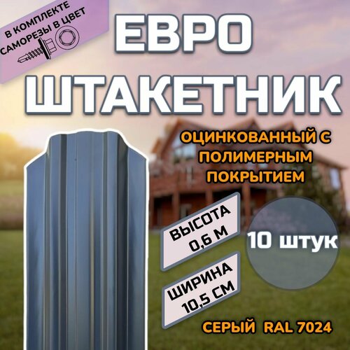 ���� ��������� ������������� �������� (������, ����������) 10 ���� (������ � ���������)������������� �����, ���� RAL 7024 �����, ������ 0.6 �, ������ ������ 105��)�����, ������ �� 4500 ���