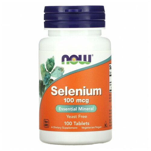���� Now Foods, Selenium, �����, 100 ���, 100 ��������, ������ �� 1150 ���