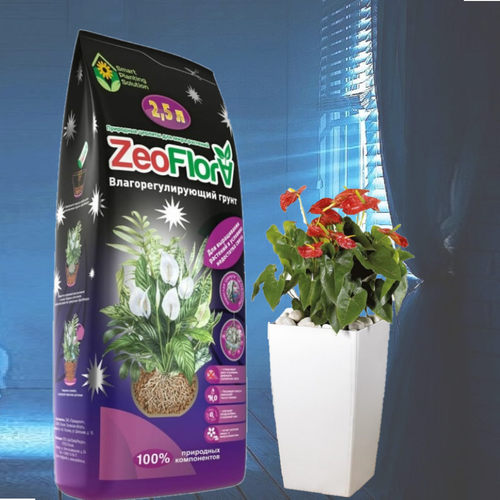 ���� ����������������� ����� ��� ����������� �������� � �������� ���������� ����� ZEOFLORA, 2,5 �, ������ �� 740 ���