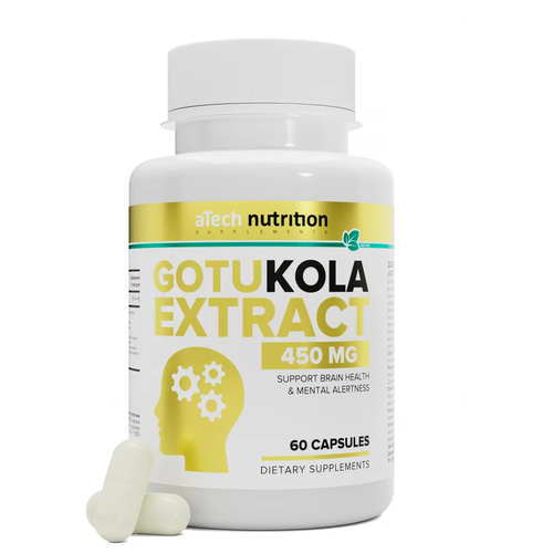 ���� ������� aTech Nutrition Gotu Kola Extract, 450 ��, 60 ��., ������ �� 464 ���