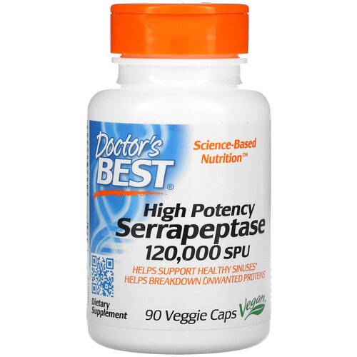 ���� ������� Doctor's Best High Potency Serrapeptase, 8 �, 90 ��., ������ �� 6597 ���