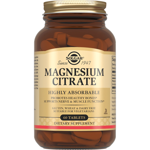 ���� SOLGAR Magnesium citrate, 60 �������� / ������ ������, ������ �� 1897 ���