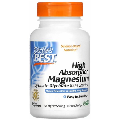 ���� ������� Doctor's Best High Absorption Magnesium Chelated Lysinate Glycinate 105 ��, 140 �, 120 ��., ������ �� 3360 ���