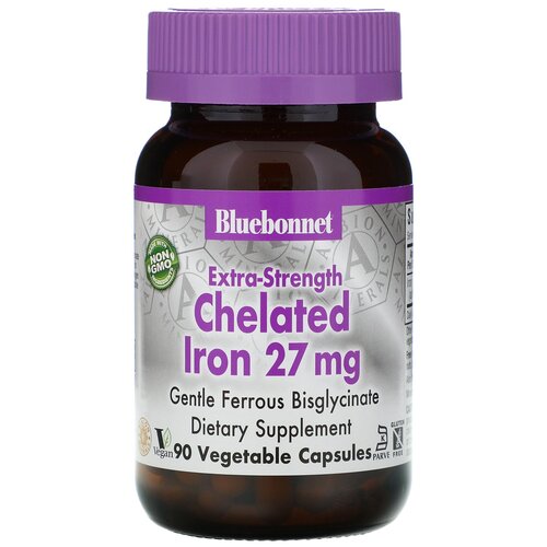   Bluebonnet Nutrition Extra-Strength Chelated Iron, 200 , 27 , 90 .   -     , -, 