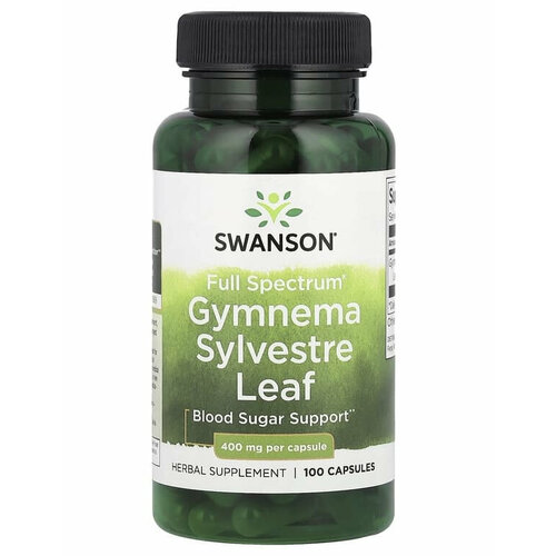  Swanson Gymnema Sylvestre Leaf Full Spectrum 400  100    -     , -, 