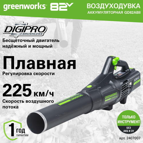    Greenworks . 2407007, 82V, ,    ,   13990 