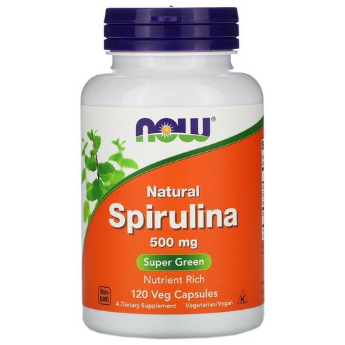 ���� ������� NOW Natural Spirulina, 140 �, 500 ��, 120 ��., ������ �� 2114 ���