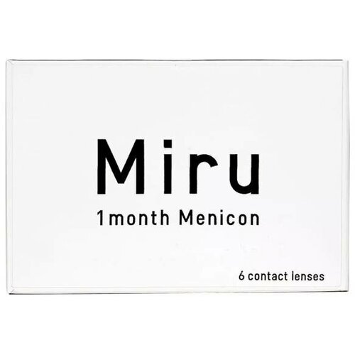    Menicon Miru 1month, 6 ., R 8,3, D -6, , 1 .   -     , -, 