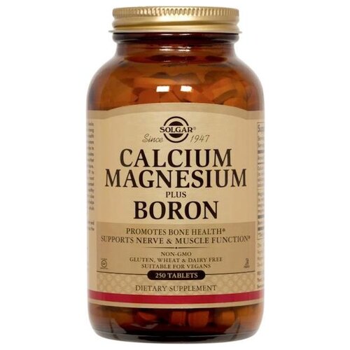   SOLGAR Calcium Magnesium Plus Boron, 250 .   -     , -, 