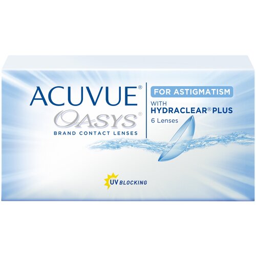    ACUVUE OASYS For Astigmatism with Hydraclear Plus, 6 ., R 8,6, D +1,75,CYL:-1,25,A:70   -     , -, 