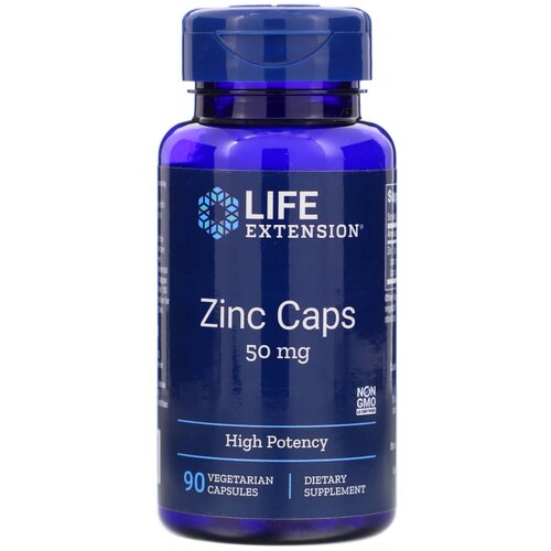 ���� ������� Life Extension Zinc Caps, 70 �, 100 ��, 90 ��., ������ �� 1080 ���