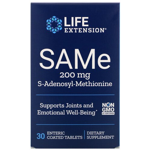 ���� �������� Life Extension SAMe, 90 �, 200 ��, 30 ��., ������ �� 2954 ���