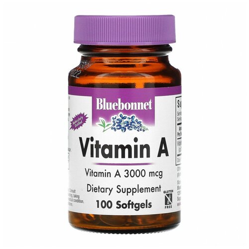 ���� Bluebonnet Nutrition, ������� A, 3000 ���, 100 ������, ������ �� 2199 ���