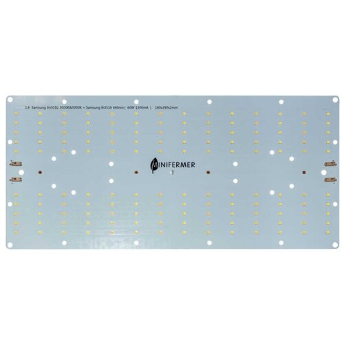 ���� �������� 1.6 Quantum board Samsung lm301b 3000K+5000K + Samsung lh351h 660nm, 60�� 18�39��, ������ �� 6100 ���