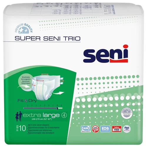 ���� ���������� ��� �������� Super Seni trio extra large (������ 130-170 ��) 10 ��., ������ �� 1852 ���