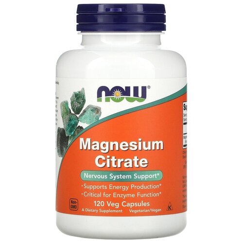 ���� NOW Foods, Magnesium Citrate, ������ ������, 120 �������������� ������, ������ �� 1410 ���