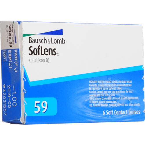    Bausch & Lomb SofLens 59, 6 ., R 8,6, D -3   -     , -, 