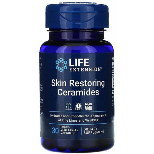 ���� Life Extension Skin Restoring Ceramides (����������������� ���� ��������) 30 liquid vegetarian capsules, ������ �� 3390 ���