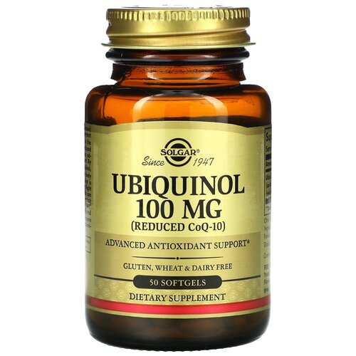 ���� ������� SOLGAR Ubiquinol 100 ��, 190 �, 100 ��, 50 ��., ������ �� 10618 ���