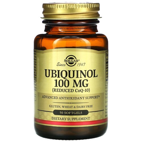   SOLGAR Ubiquinol 100 , 190 , 100 , 50 .   -     , -, 