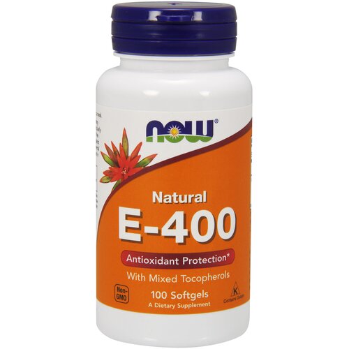 ���� ������� NOW Natural E-400 with Mixed Tocopherols, 70 �, 150 ��, 400 ��, 100 ��., ������ �� 2130 ���